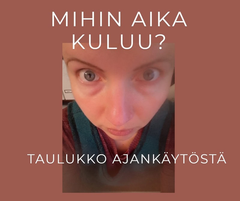 mihin aika kuluu