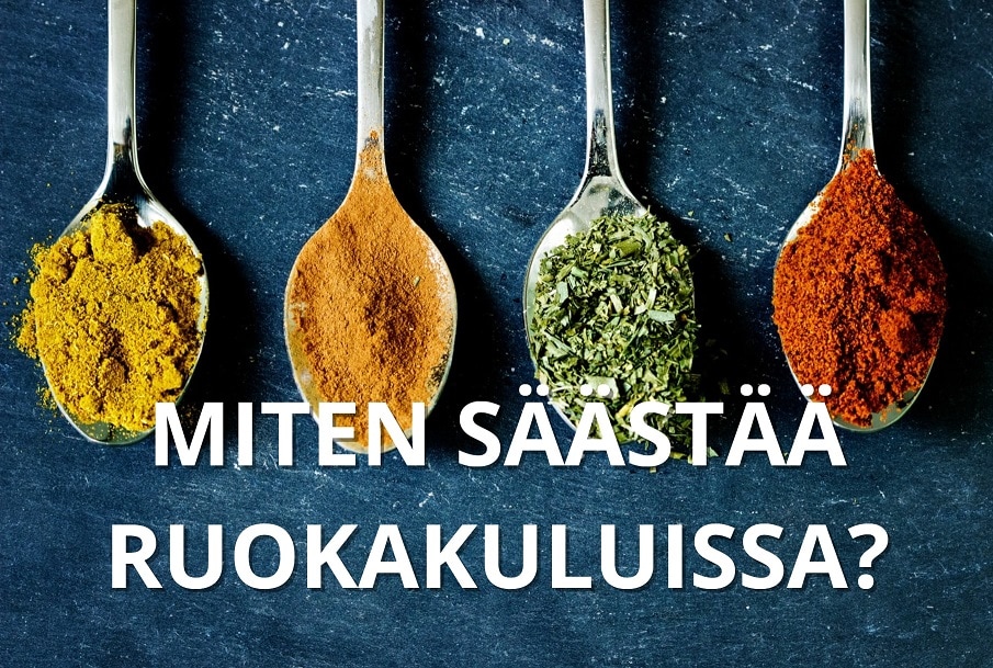 ruokakuluissa säästäminen